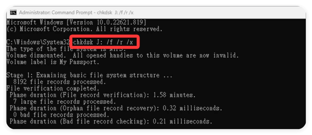 repair hard drive partition on Windows 11