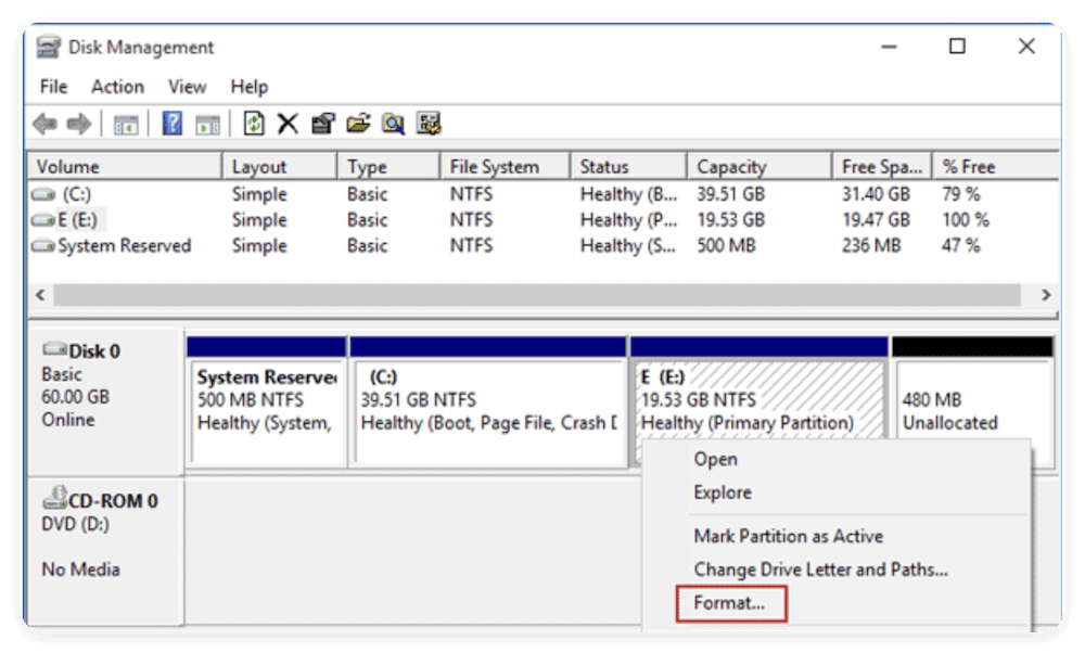 repair hard drive partition on Windows 11