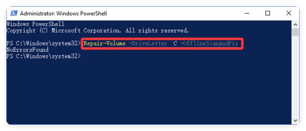 repair hard drive partition on Windows 11