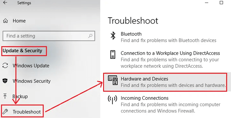 Run the Windows Troubleshooter