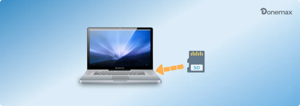 connect an SD card to your Mac machine