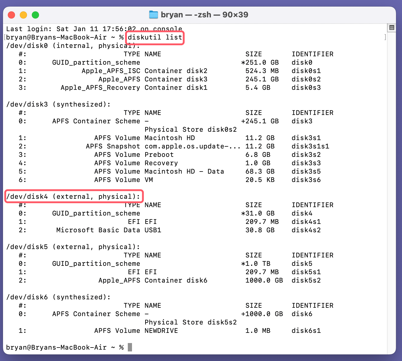 converting a GPM disk to MBR on macOS