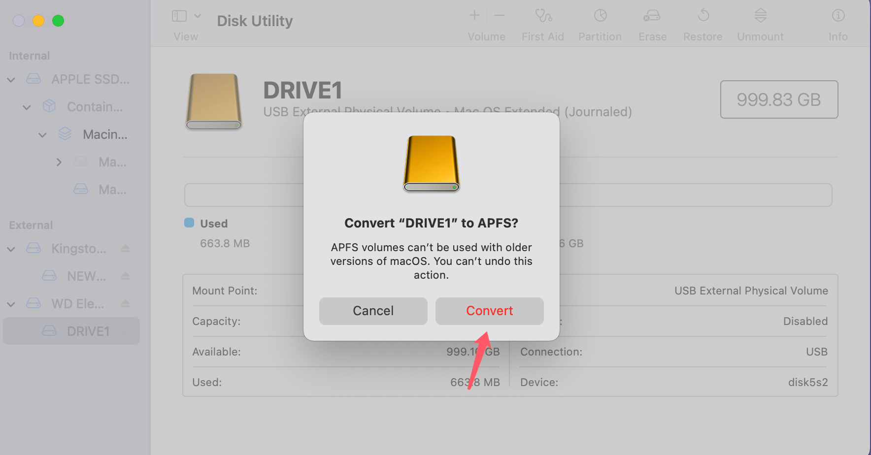 Convert HFS+ to APFS on Mac Without Losing Data