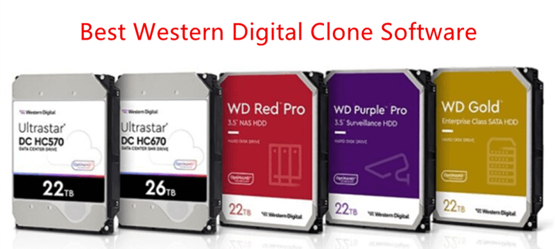 Western Digital clone software