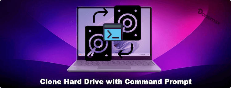 clone hard drive with Command Prompt