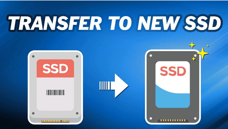 clone old SSD to new SSD