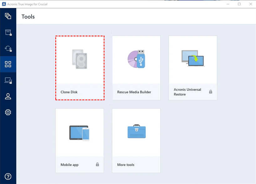 Crucial MX500 SSD clone
