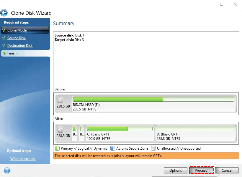 Crucial MX500 SSD clone