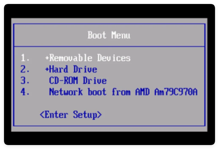 how to boot from external hard drive on Windows
