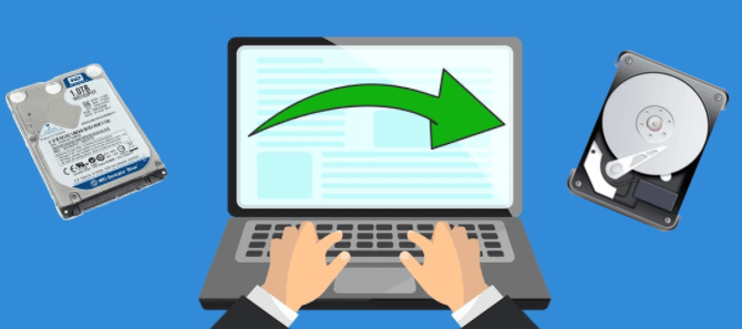 clone data to large disk