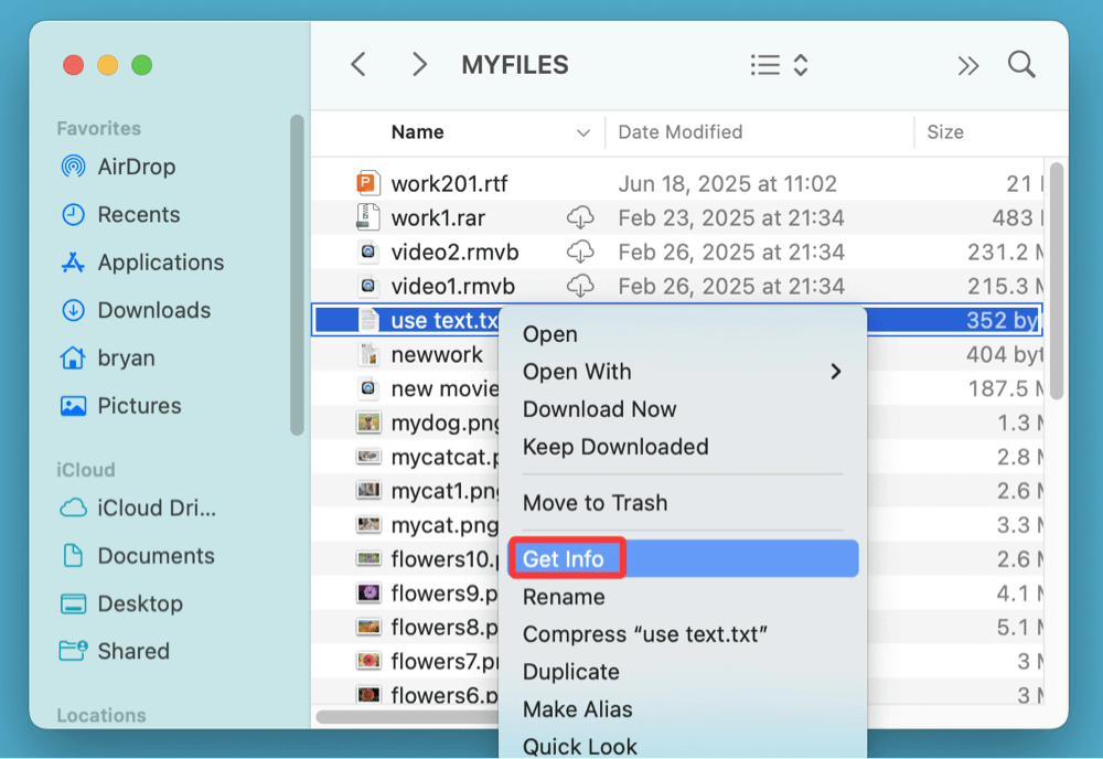 copy the full path of any file or folder on your Mac