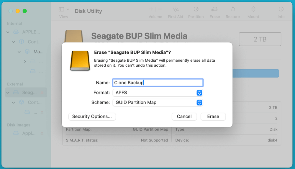 creating a bootable clone for your MacBook Pro