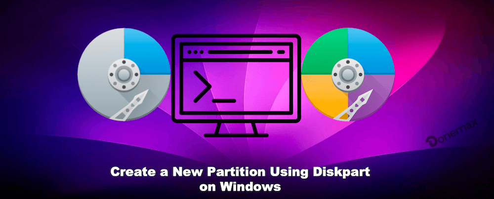 create new partition using Diskpart
