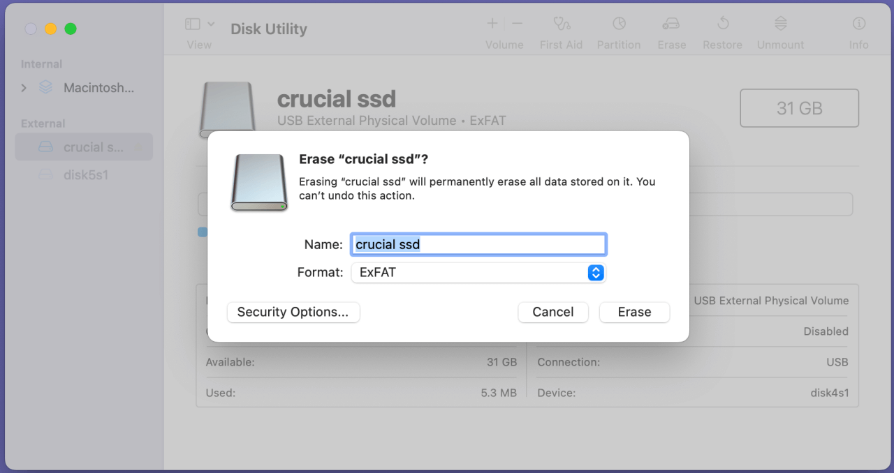 Crucial SSD not being detected