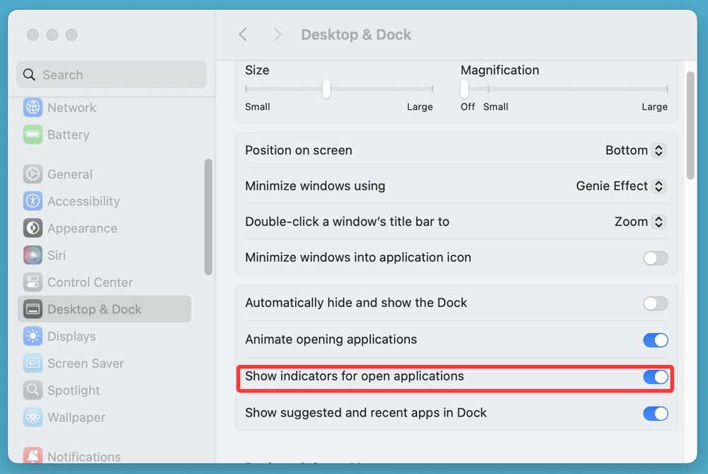 customizing and hiding the Dock on a Mac