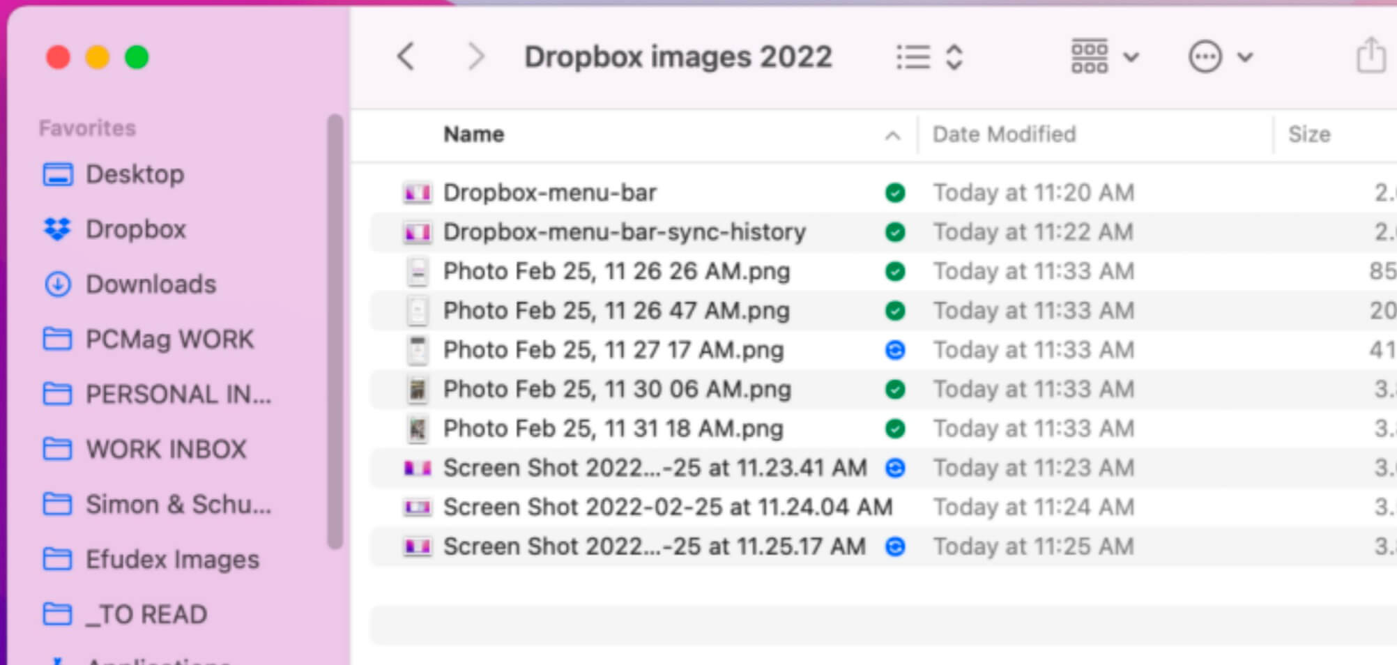 back up files to Dropbox