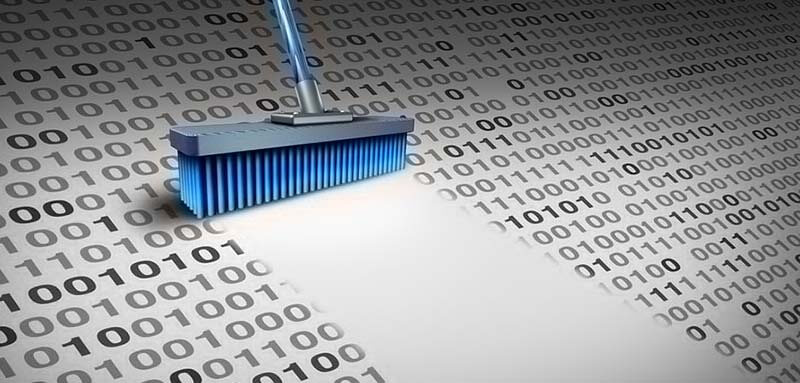 erase data byte by byte