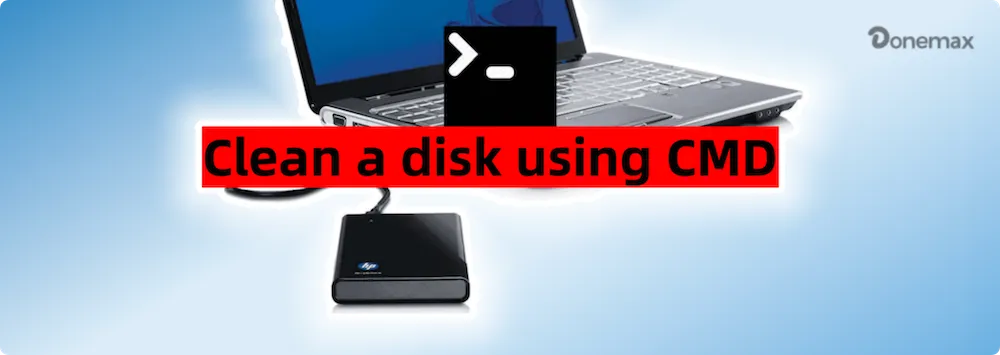 clean a drive using CMD