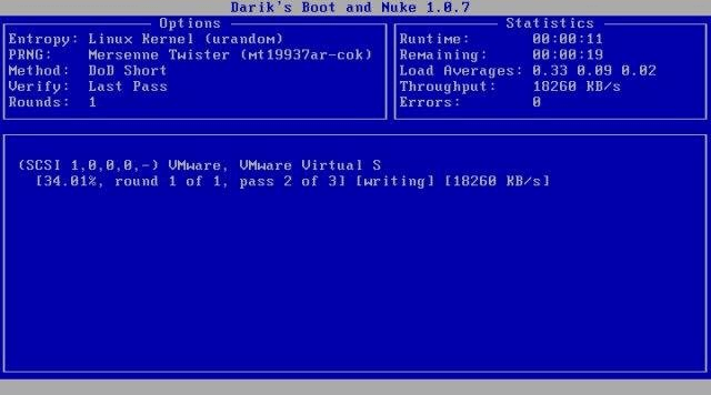 DBAN data erasure guide