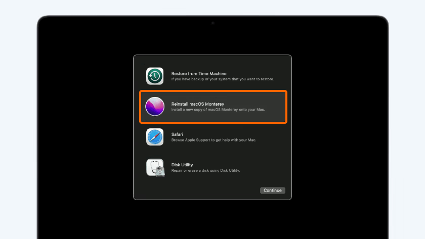 destroy data on Intel Mac