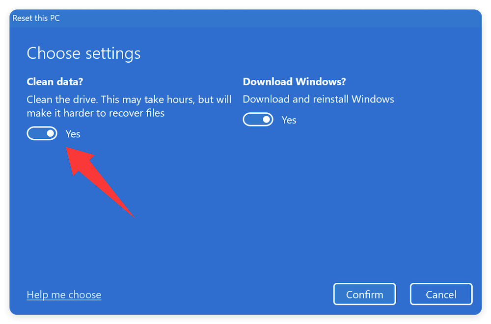 securely erase data on HP laptop