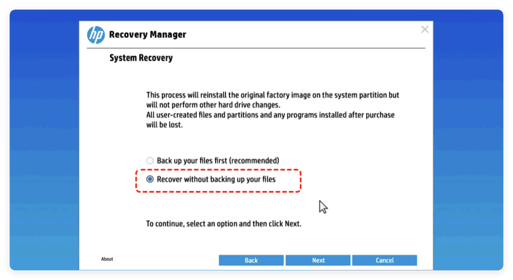 securely erase data on HP laptop