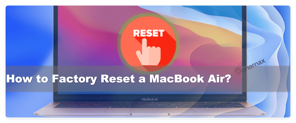 factory reset a MacBook Air