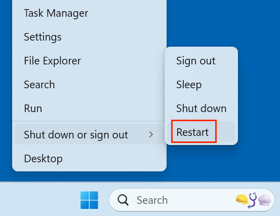 Restart Your Computer
