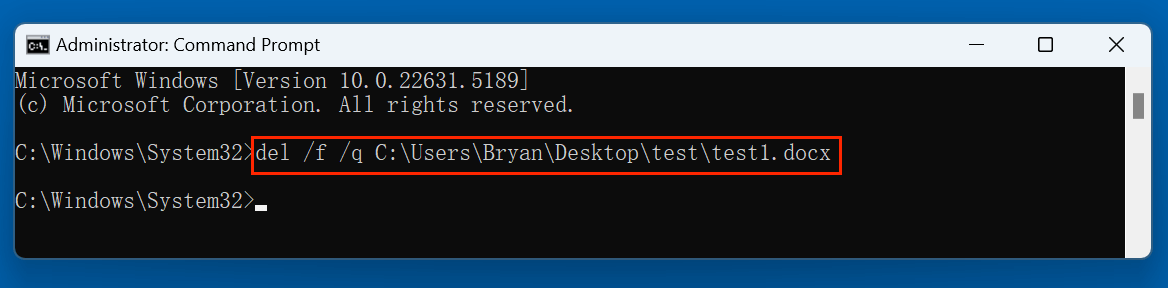 How to Force Delete a Stubborn File or Folder on Windows 11/10/8/7?