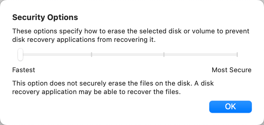 reformat external HDD/SSD