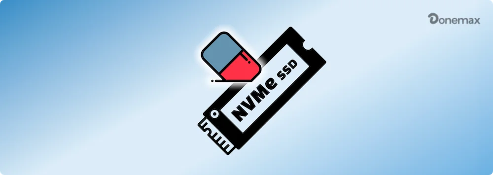 NVMe SSD secure erase