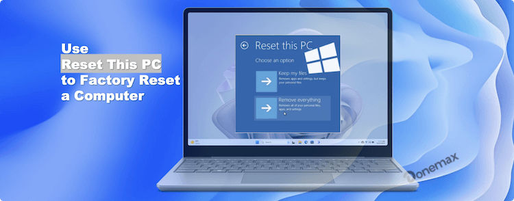 how to use Reset This PC