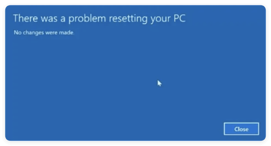 how to use Reset This PC