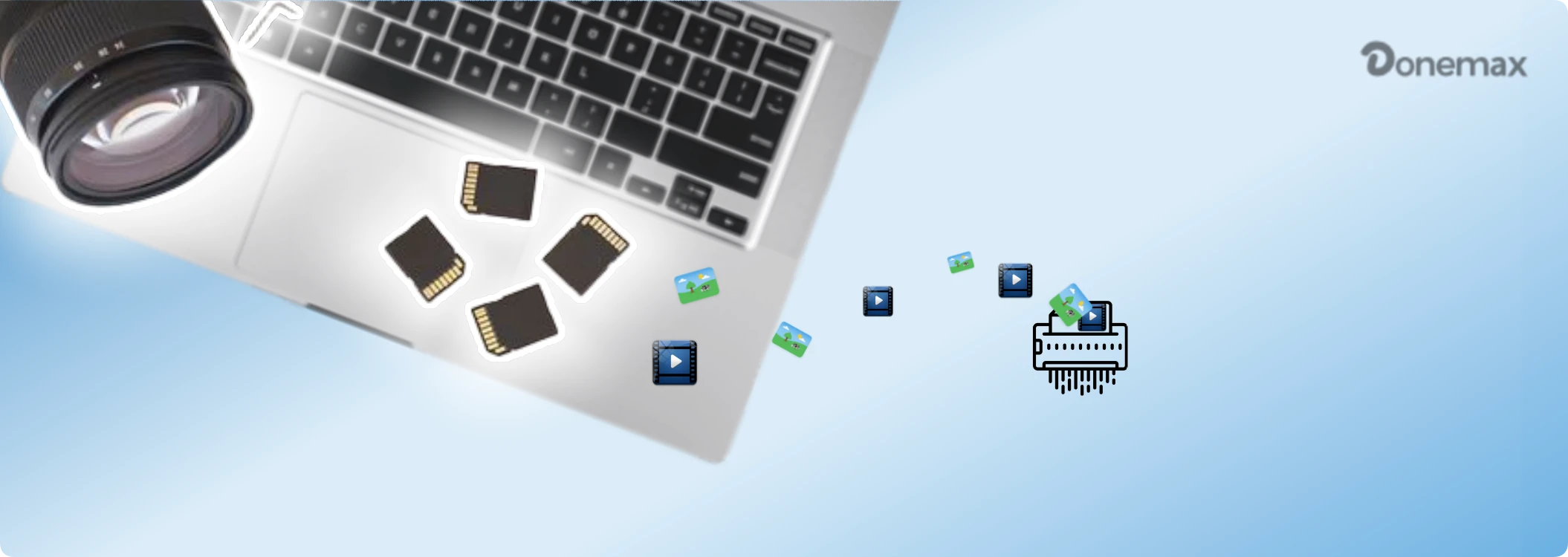 securely wipe digital camera memory card before return