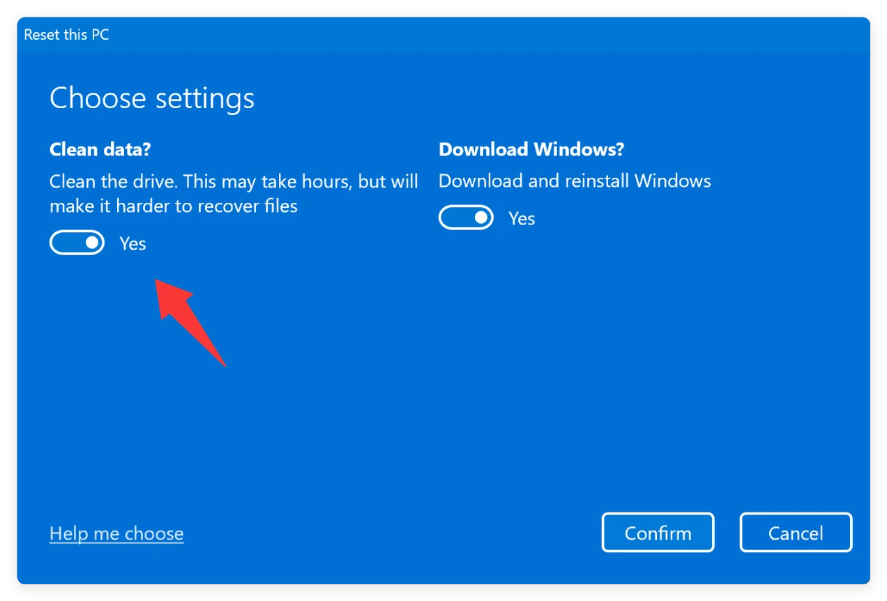 securely wipe hard drive on Windows 11 26H2