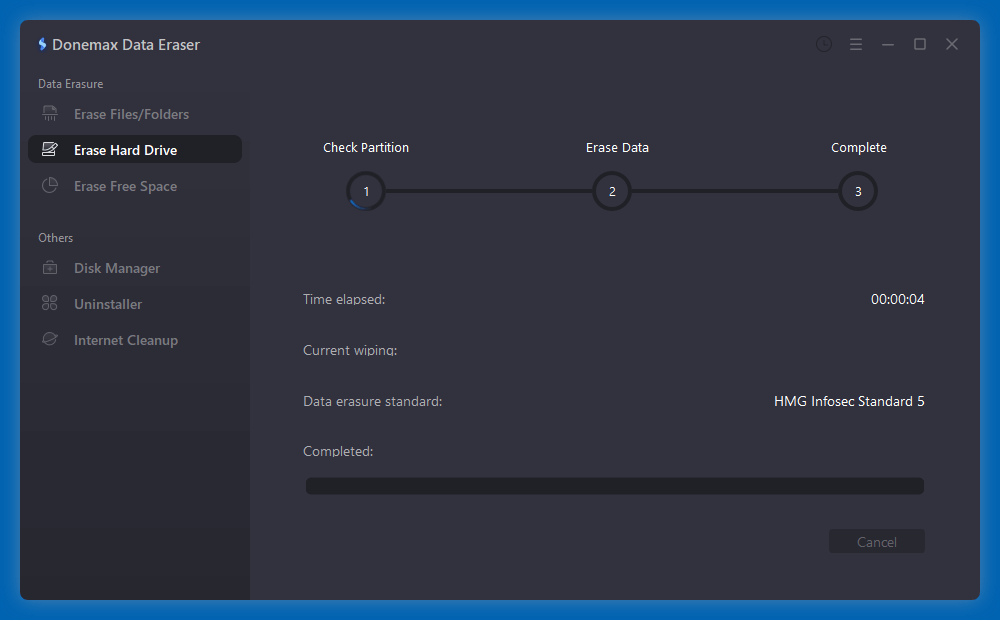 wipe all data from the FAT32 drive