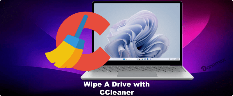 wipe a drive with CCleaner