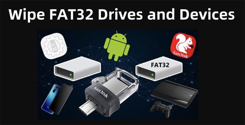 wipe FAT32 drive