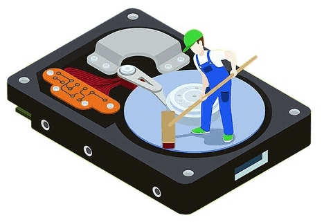 wipe old hard drive after cloning it to SSD