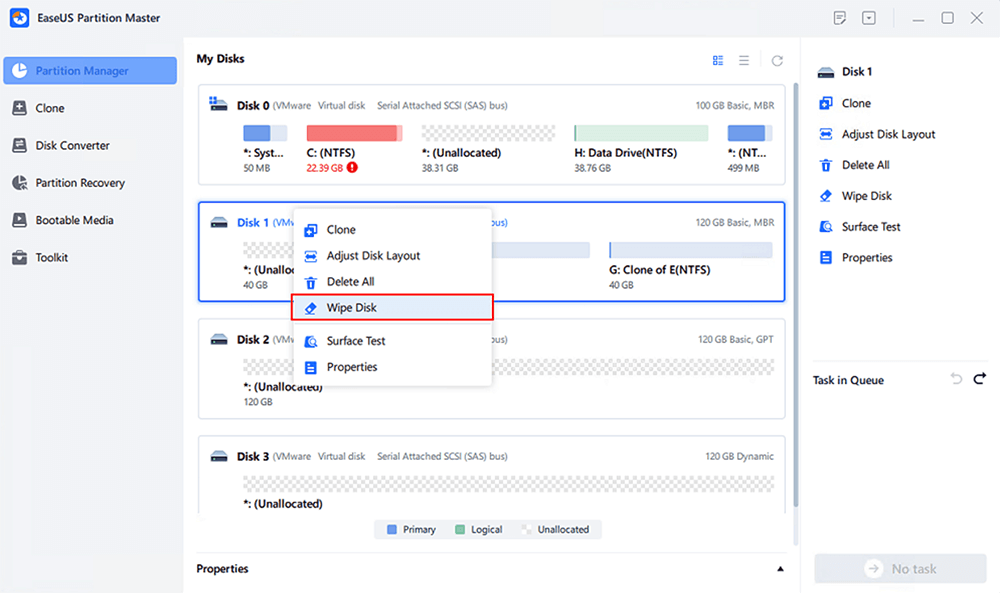 Steps to Use EaseUS Partition Master