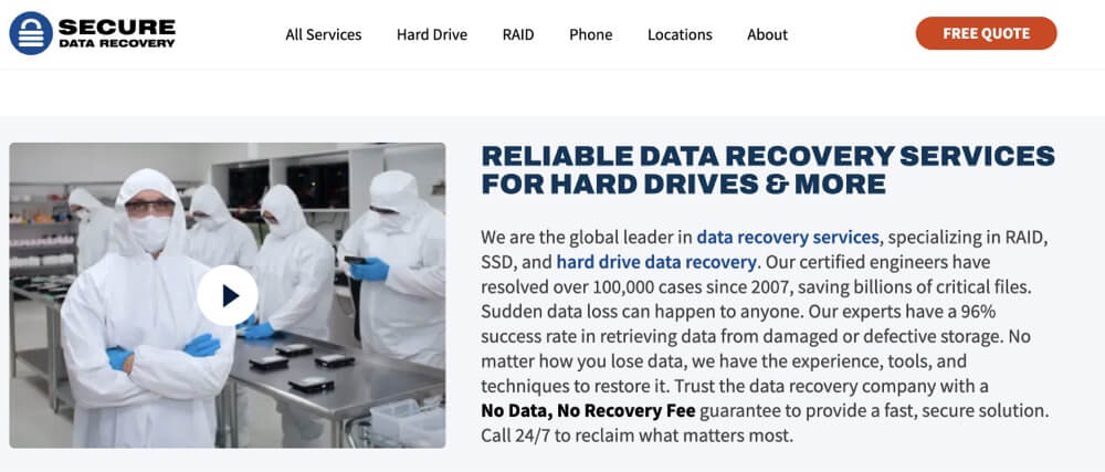 top 5 data recovery services