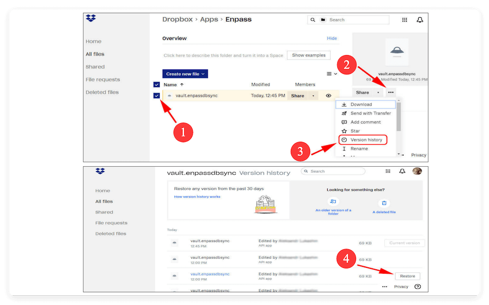 recover accidentally saved over document