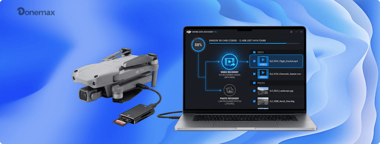 recover deleted DJI Drone videos