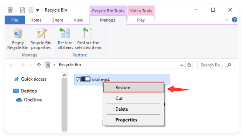 recover delted QuickTime files