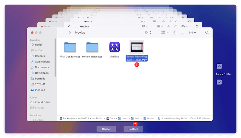 recover delted QuickTime files