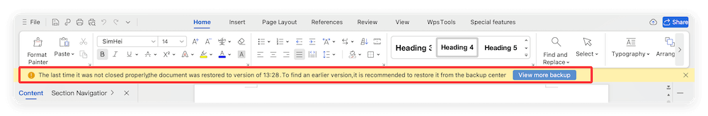 recover deleted or unsaved WPS Office files