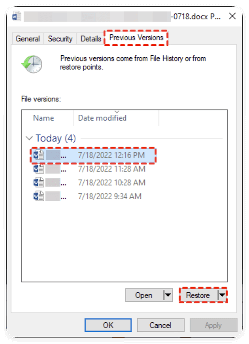 recover deleted or unsaved WPS Office files