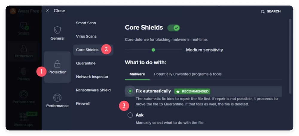 recover files deleted by Avast