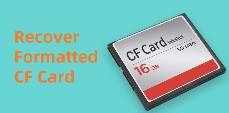 recover lost data from formatted CF card