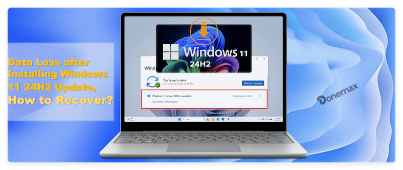 data loss after installing Windows 11 24H2